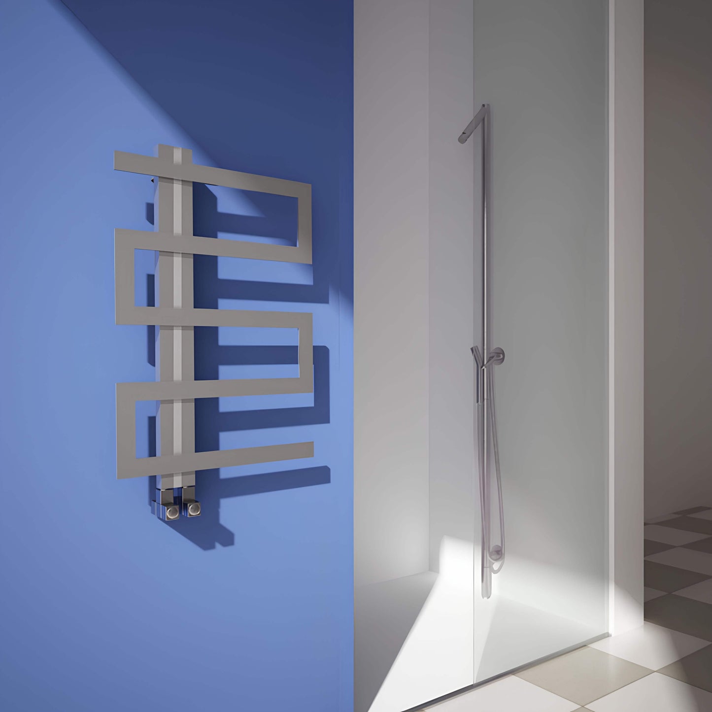 Carisa Ibiza Sèche-Serviettes en Acier Inoxydable Design Moderne Satiné Poli