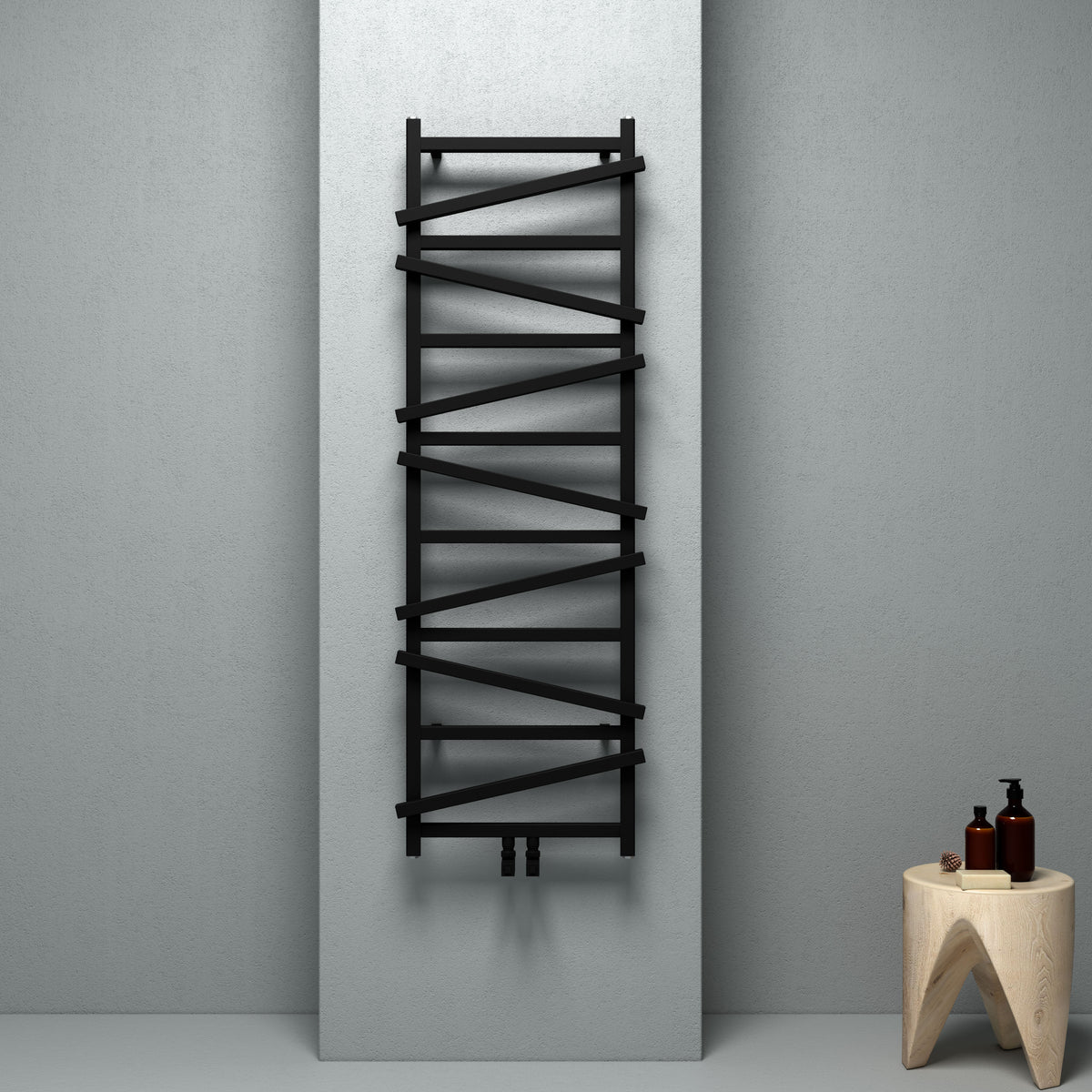 Carisa Vivek Sèche-Serviettes en Aluminium Design Moderne