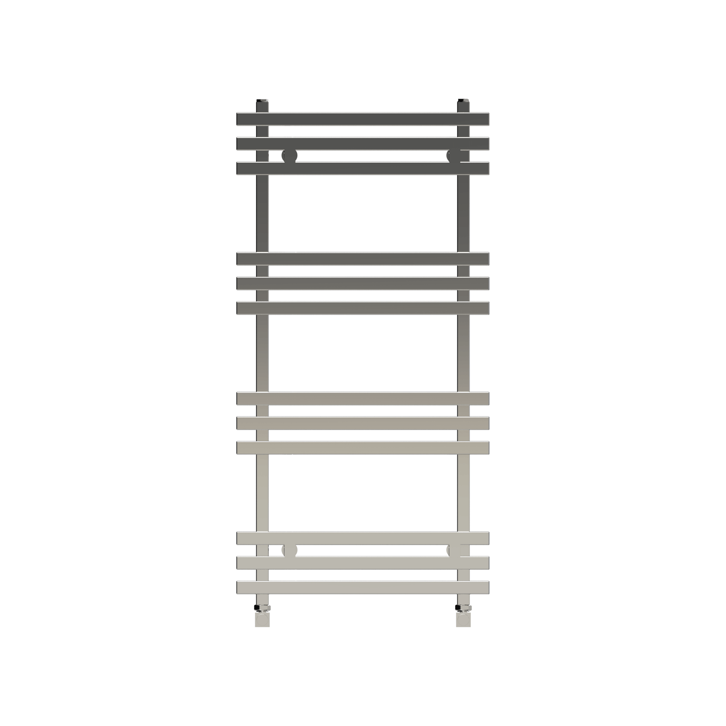 Carisa Baron Sèche-Serviettes en Aluminium Design Moderne Anodisé Poli