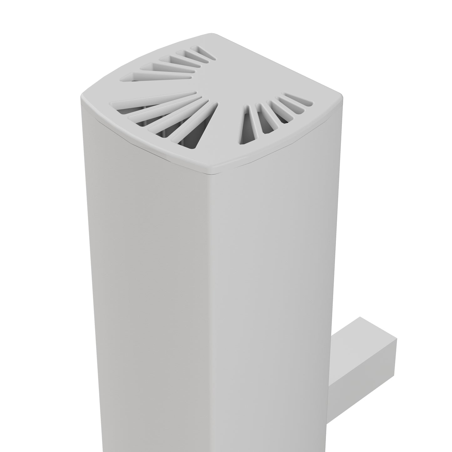 Carisa Vesta Single Sèche-Serviette Électrique Design Moderne Blanc