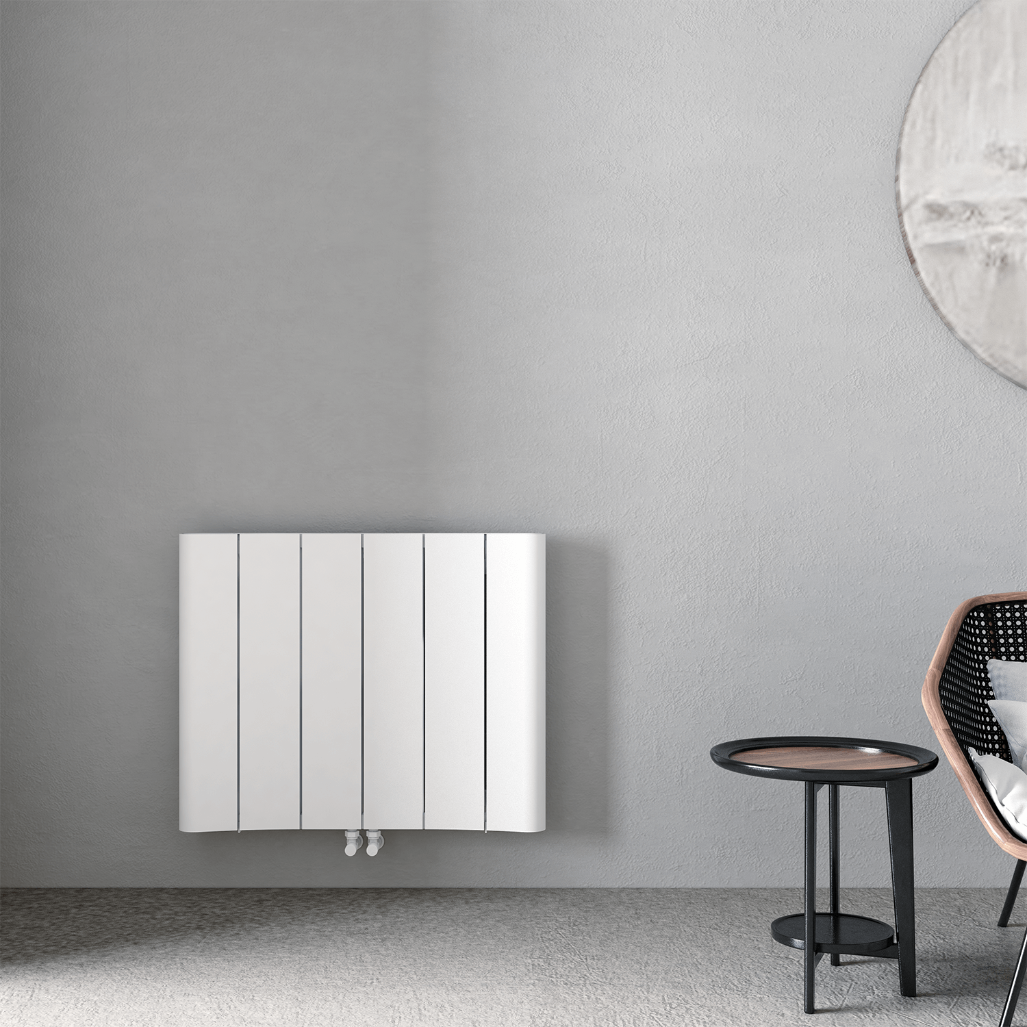 Radiateur vertical et radiateur horizontal dans un intérieur moderne pour un chauffage adapté à chaque espace