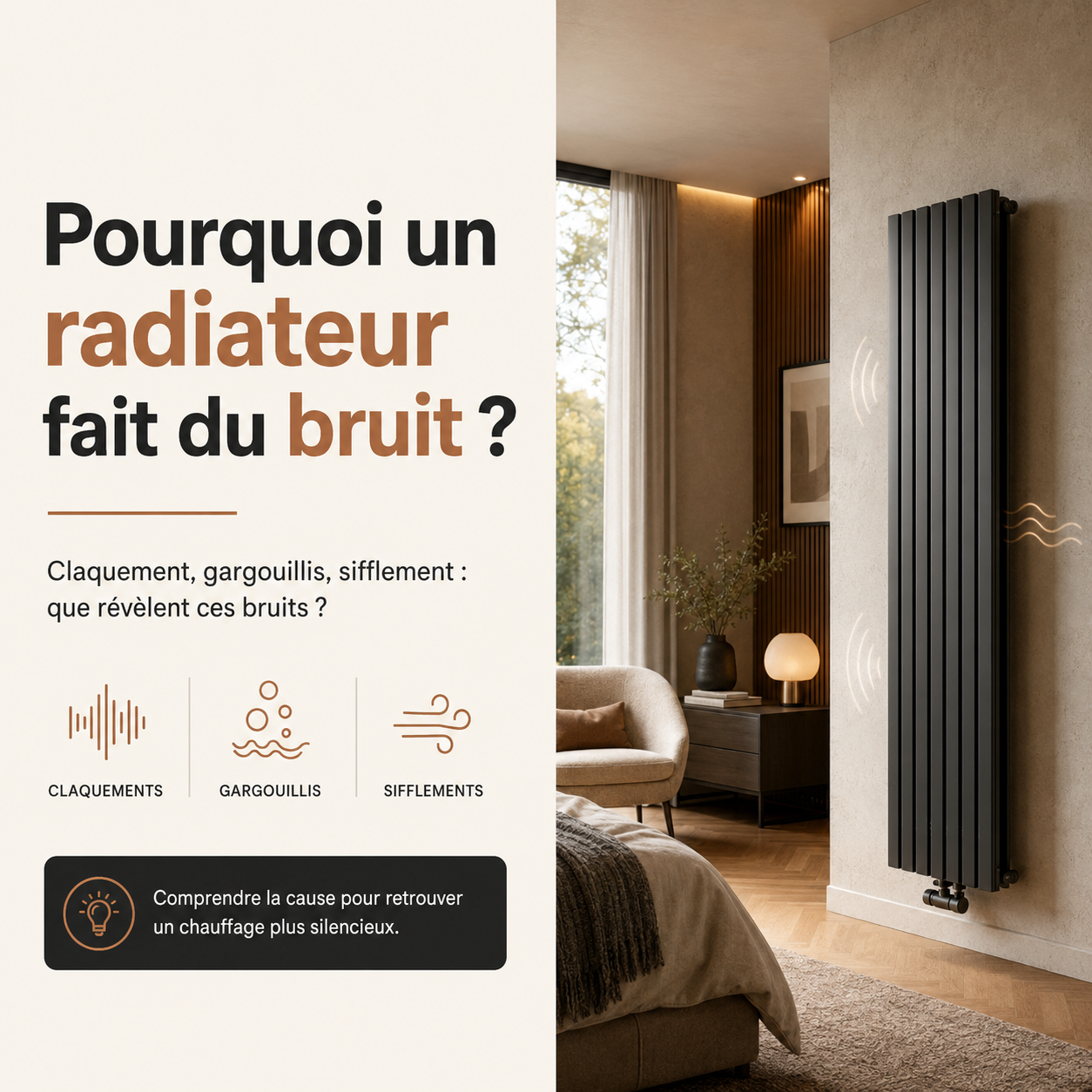 Pourquoi un radiateur fait du bruit ?