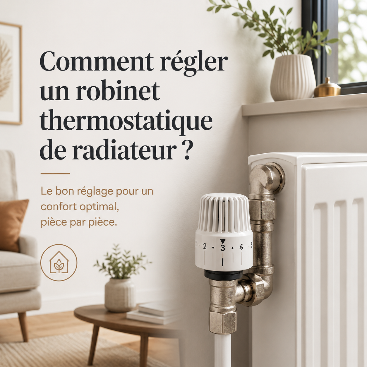 Comment régler un robinet thermostatique de radiateur ?