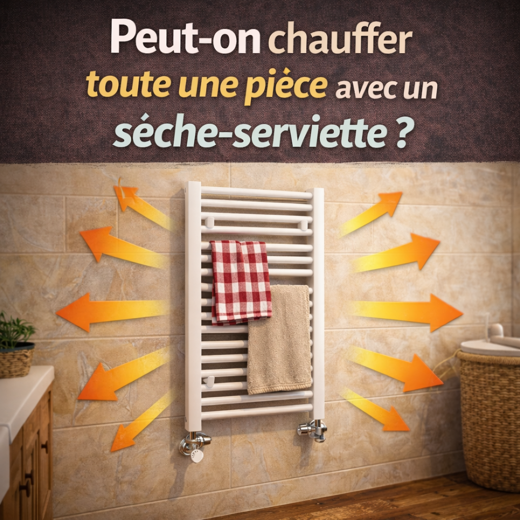 Peut-on chauffer toute une pièce avec un sèche-serviette ?