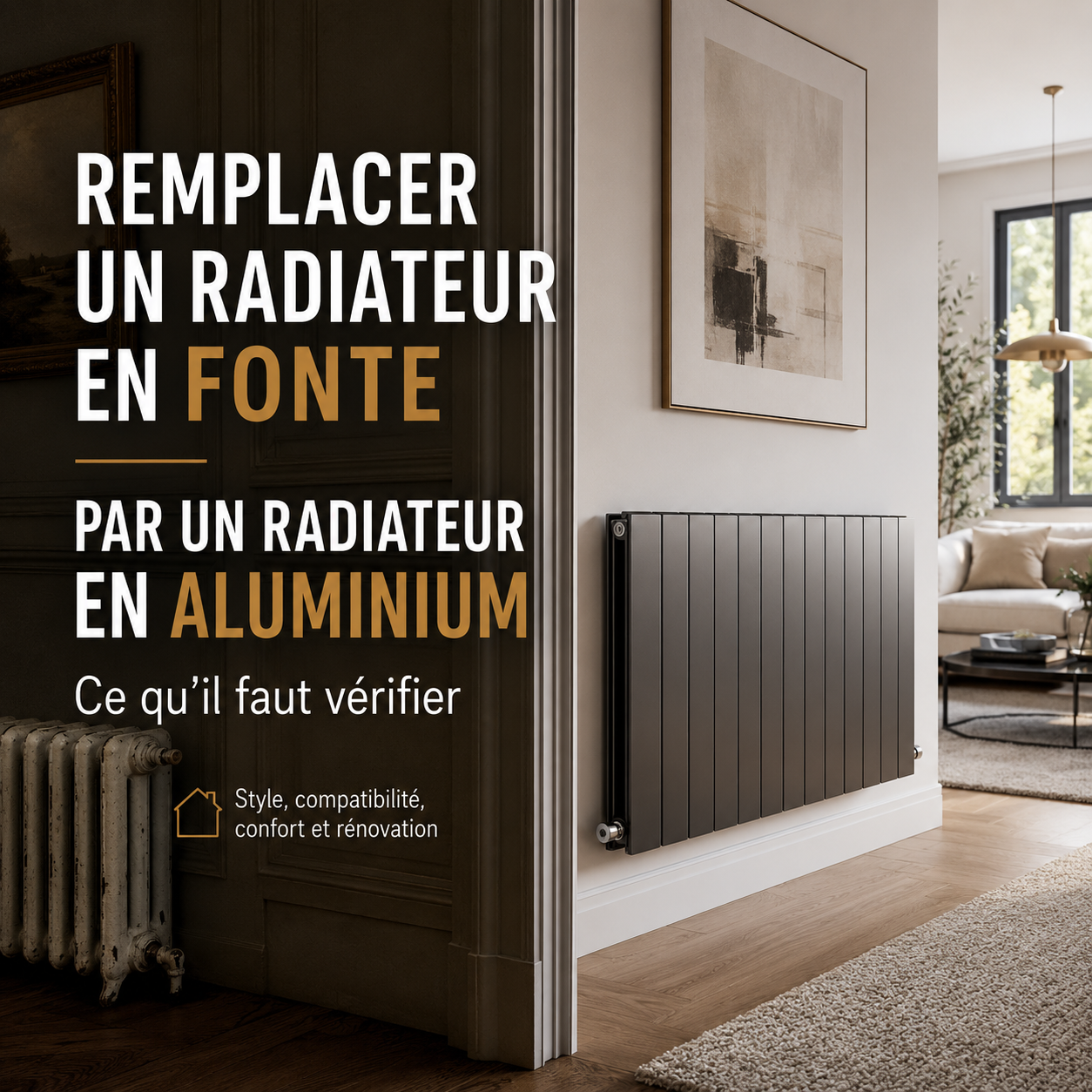 Remplacer un radiateur en fonte par un radiateur en aluminium : ce qu’il faut vérifier