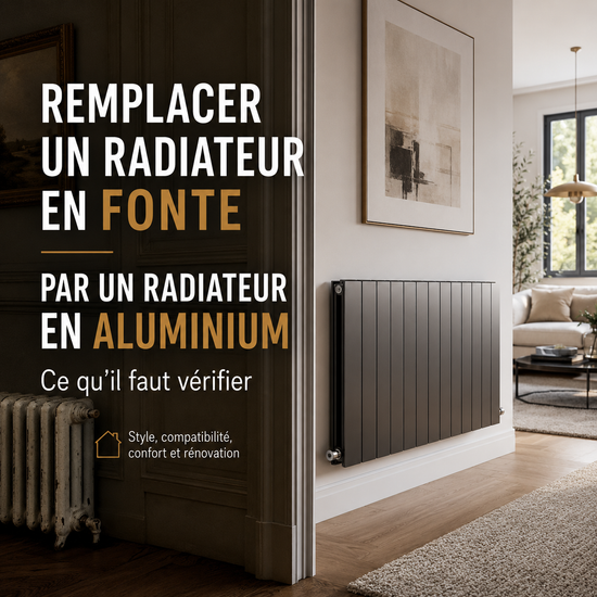 Remplacer un radiateur en fonte par un radiateur en aluminium : ce qu’il faut vérifier