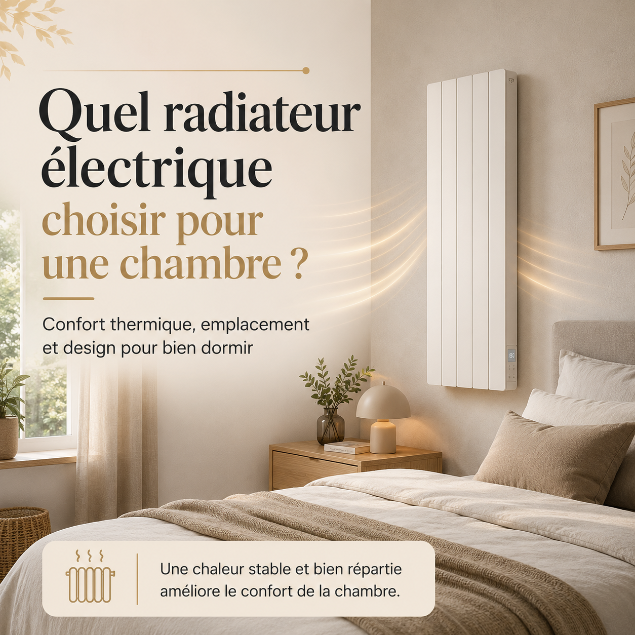 Quel radiateur électrique choisir pour une chambre ?