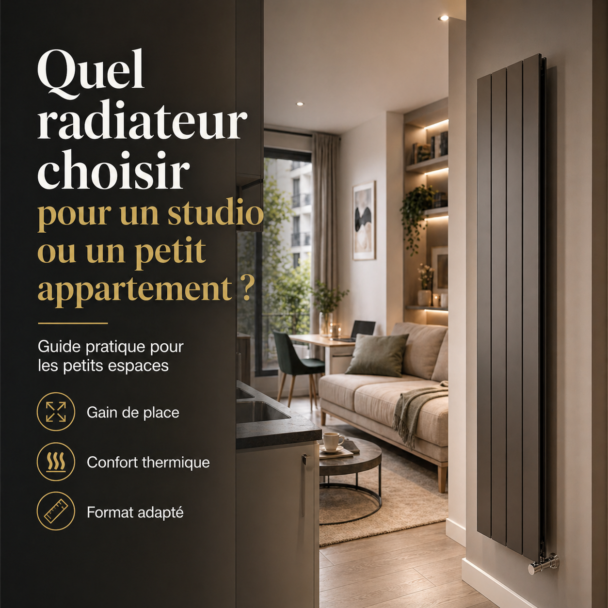 Quel radiateur choisir pour un studio ou un petit appartement ?