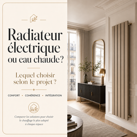 Radiateur électrique ou eau chaude : lequel choisir selon le projet ?