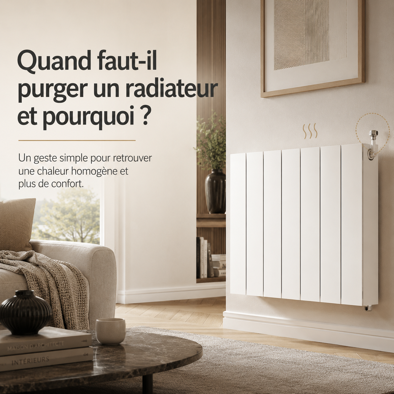 Quand faut-il purger un radiateur et pourquoi ?