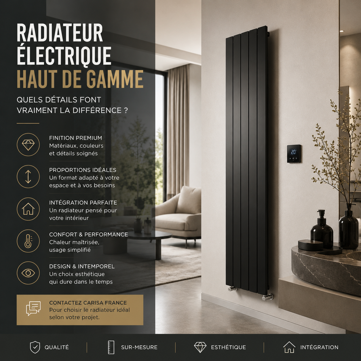 Radiateur électrique haut de gamme : quels détails font vraiment la différence ?