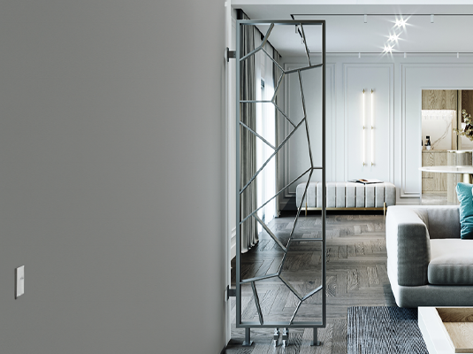 Pompe à chaleur et radiateurs en aluminium dans un intérieur moderne pour un chauffage durable et économe en énergie