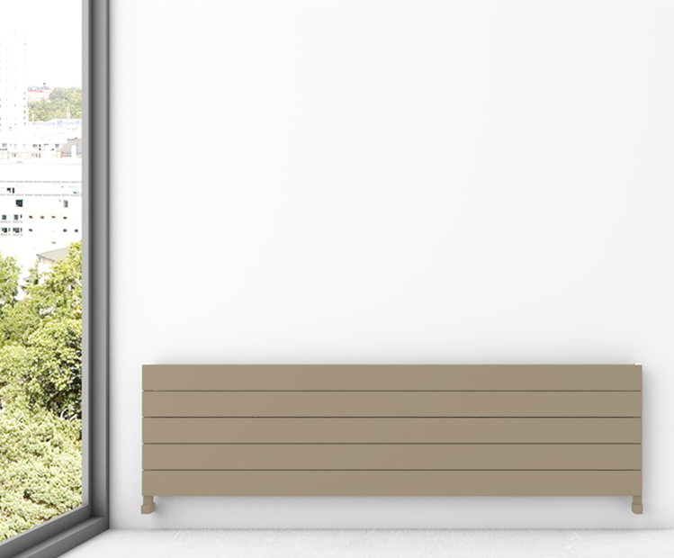 Radiateur design et sèche-serviettes moderne dans un intérieur élégant pour un chauffage efficace et économe en énergie