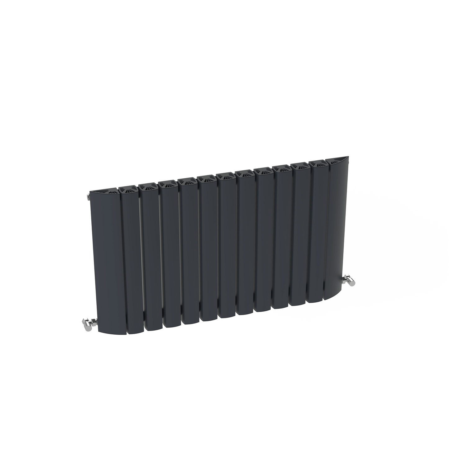 Carisa Gaia Radiateur en Aluminium Horizontal Design Moderne Anthracite