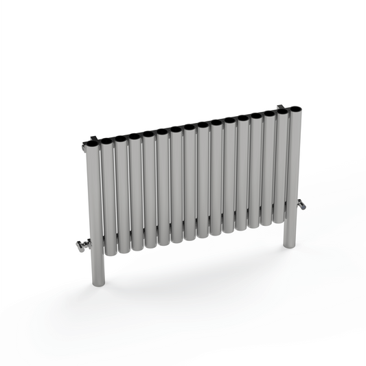 Carisa Mistral F Radiateur en Acier Inoxydable Horizontal Design Moderne Miroir Poli