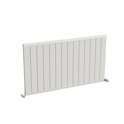 Carisa Elite Radiateur en Aluminium Horizontal Design Moderne Blanc