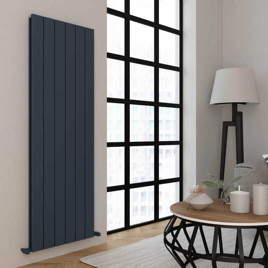 Carisa Angers Radiateur en Aluminium Vertical Design Moderne Anthracite