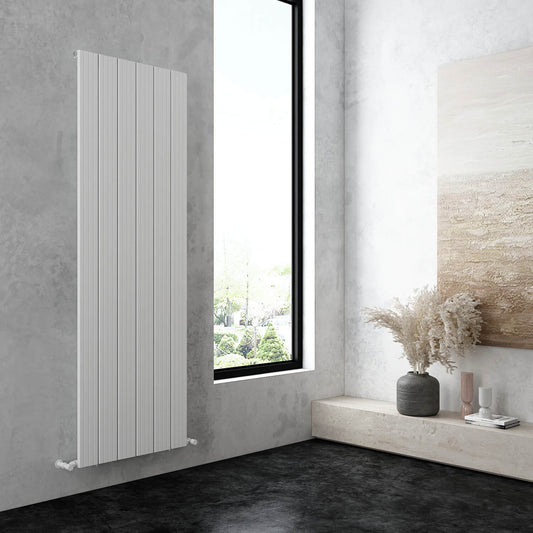 Carisa Chambord Radiateur en Aluminium Vertical Design Moderne Blanc