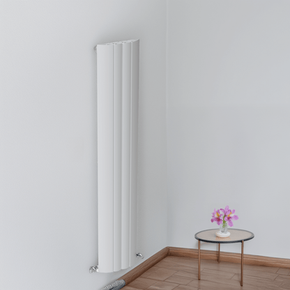 Carisa Gaia Radiateur en Aluminium Vertical Design Moderne Blanc