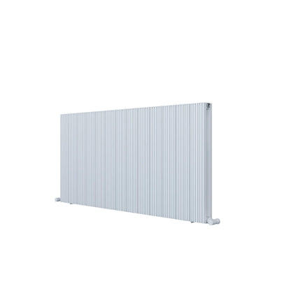 Carisa Monza Radiateur en Aluminium Horizontal Design Moderne Blanc