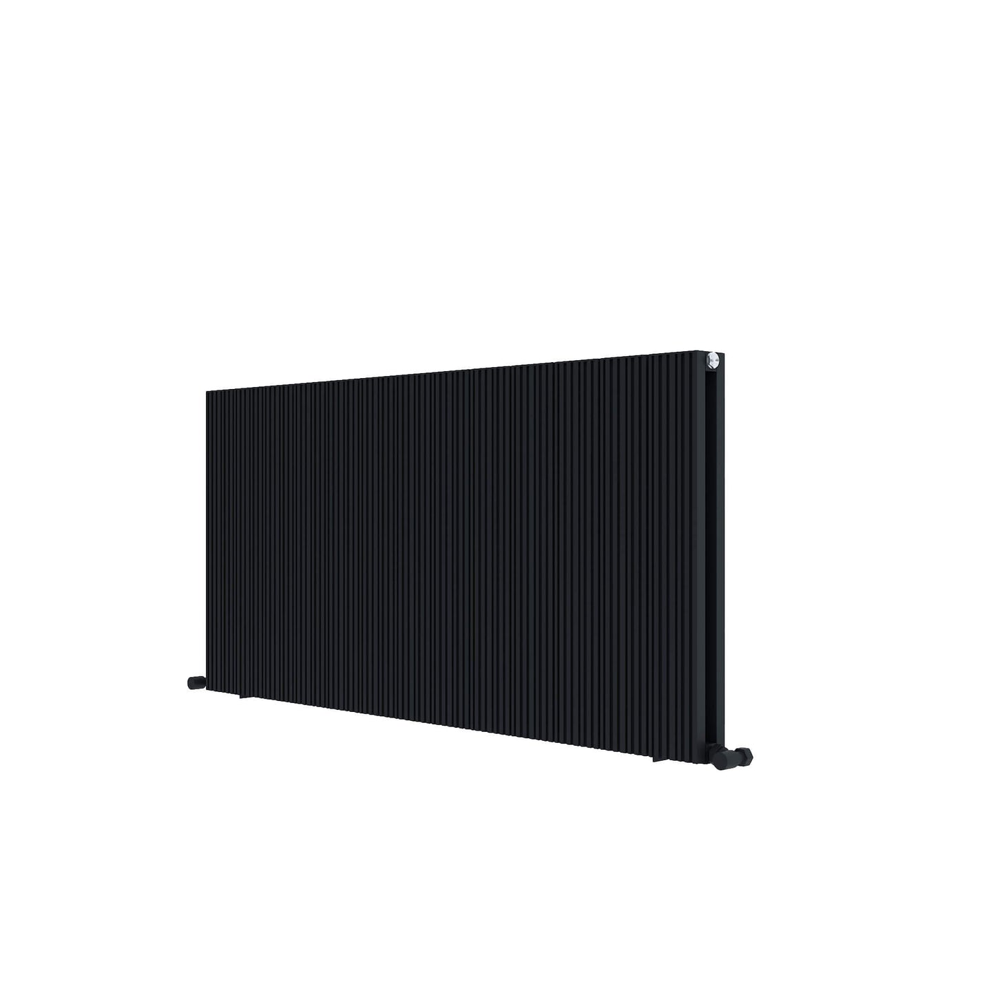 Carisa Monza Radiateur en Aluminium Horizontal Design Moderne Noir