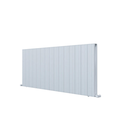 Carisa Monza Radiateur en Aluminium Horizontal Design Moderne Blanc