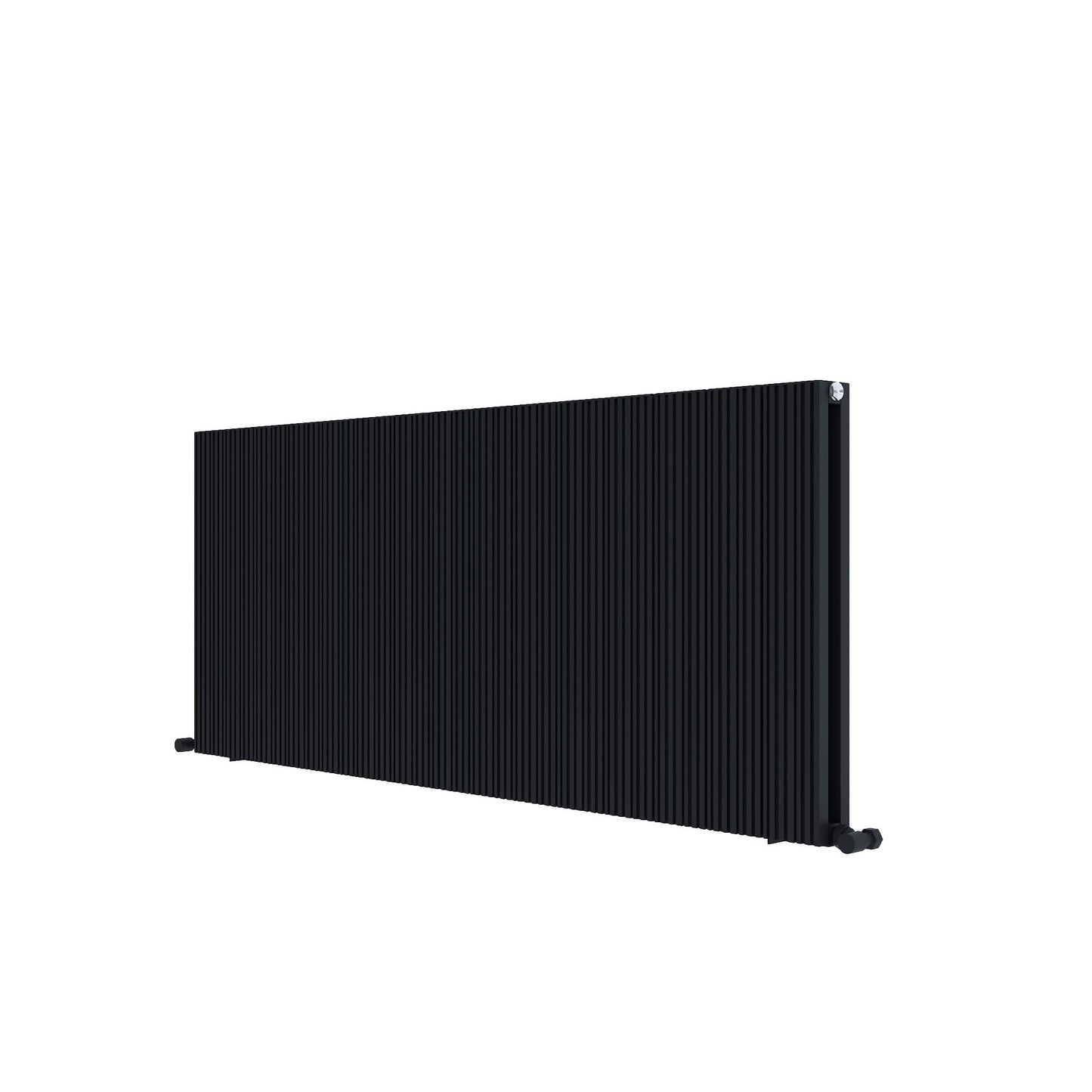 Carisa Monza Radiateur en Aluminium Horizontal Design Moderne Noir