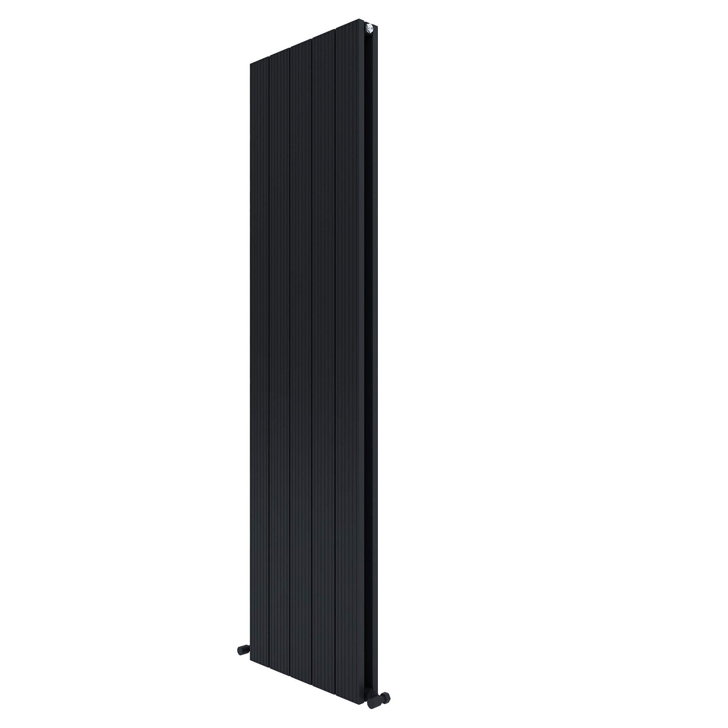 Carisa Monza Radiateur en Aluminium Vertical Design Moderne Noir