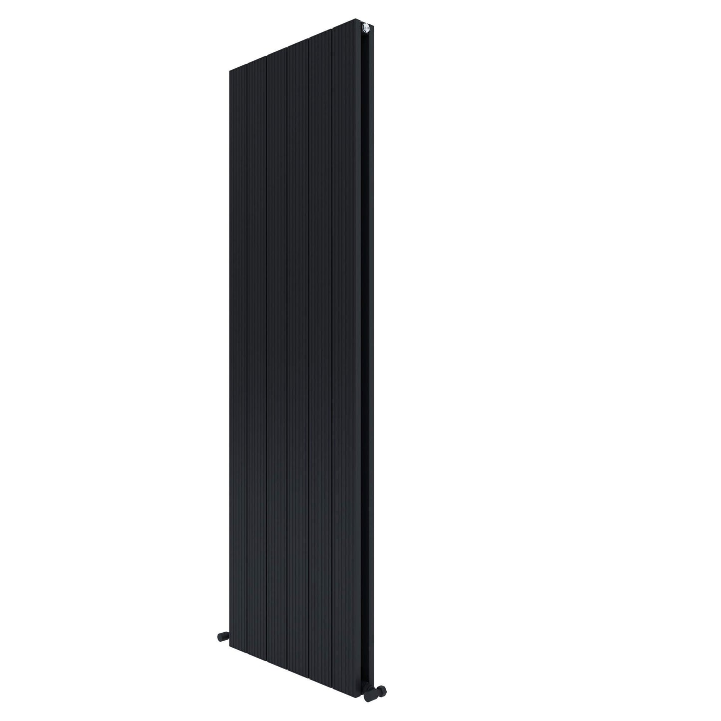 Carisa Monza Radiateur en Aluminium Vertical Design Moderne Noir