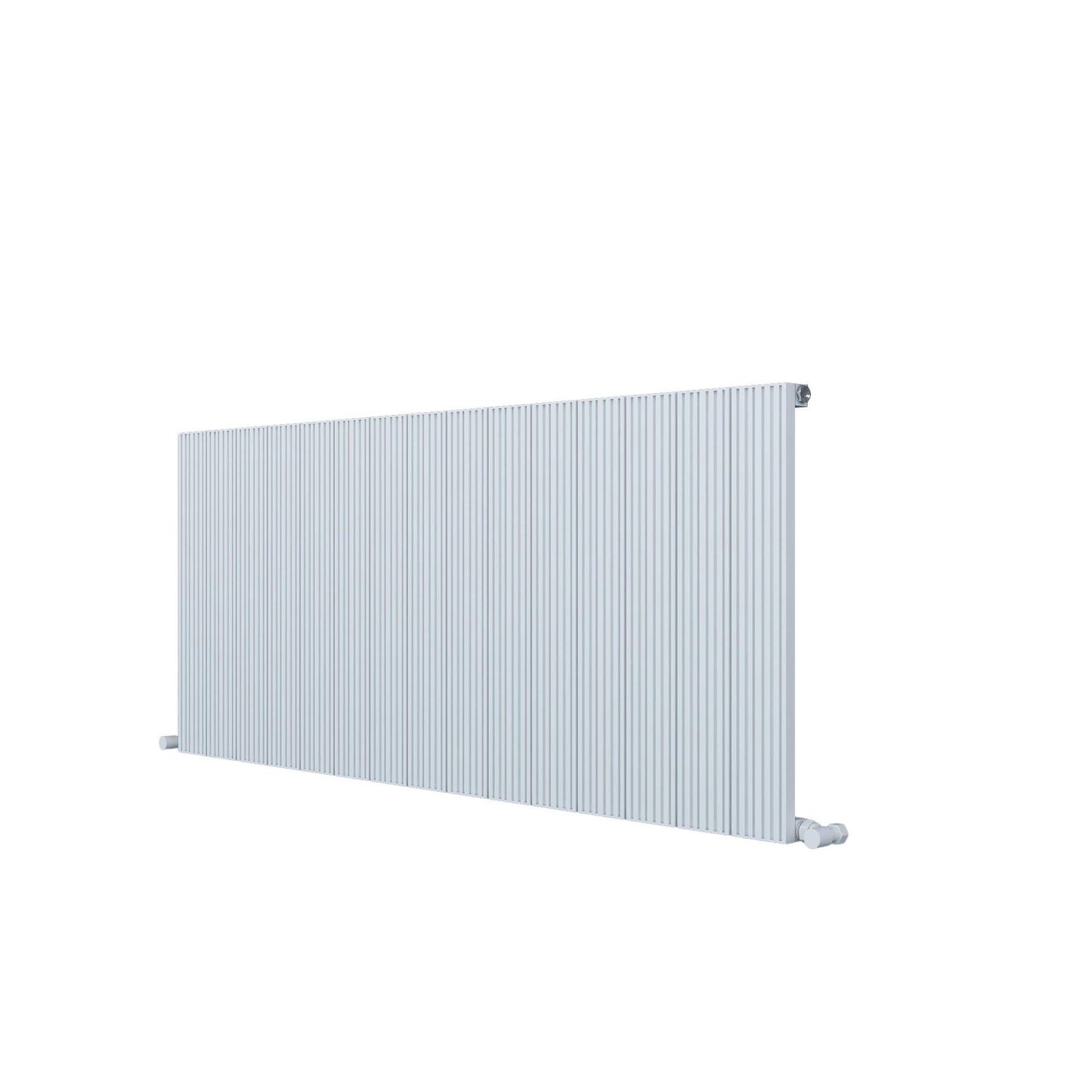 Carisa Monza Radiateur en Aluminium Horizontal Design Moderne Blanc