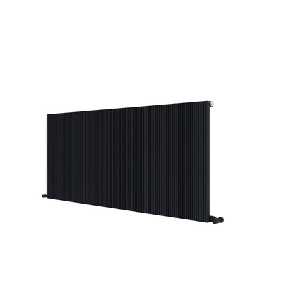 Carisa Monza Radiateur en Aluminium Horizontal Design Moderne Noir