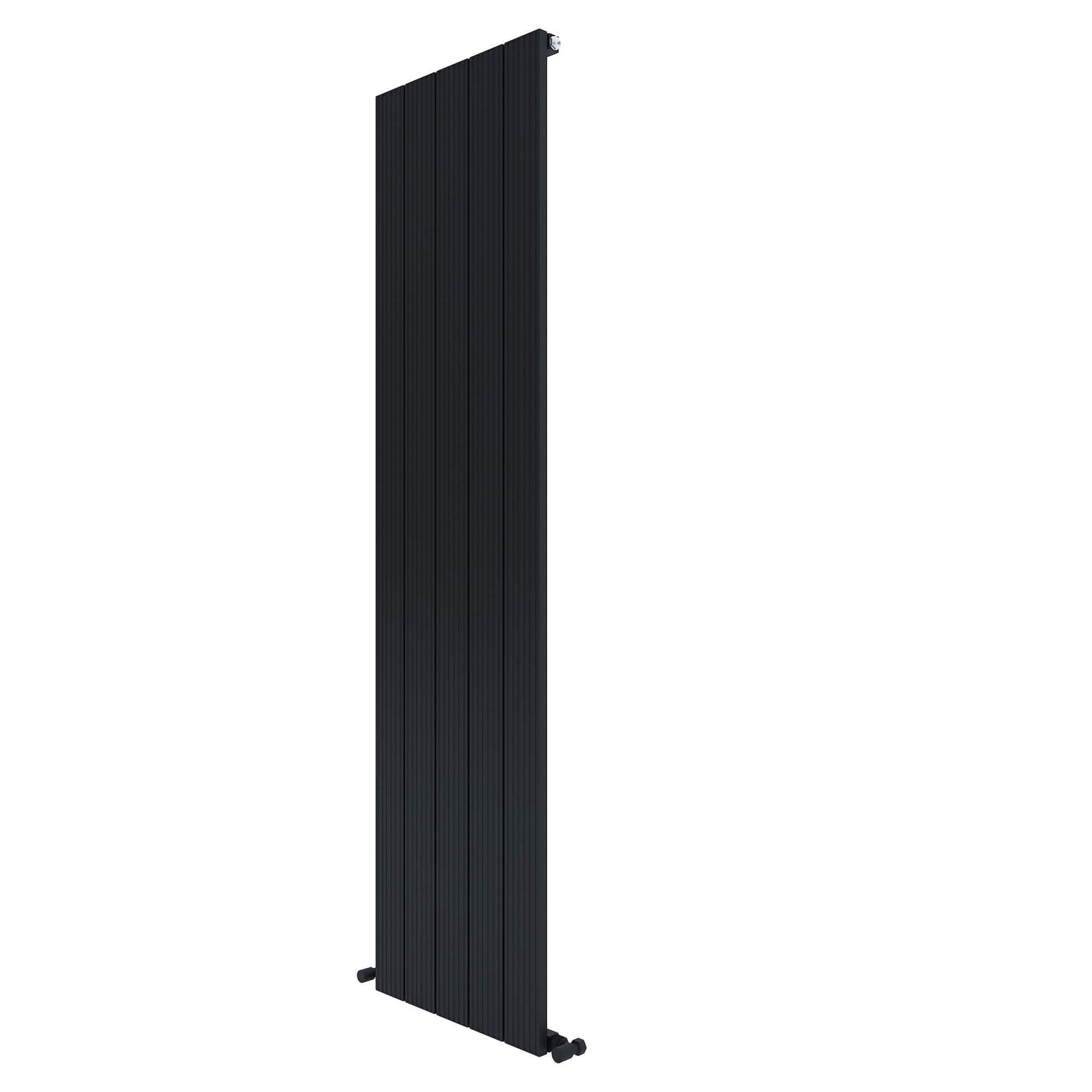 Carisa Monza Radiateur en Aluminium Vertical Design Moderne Noir