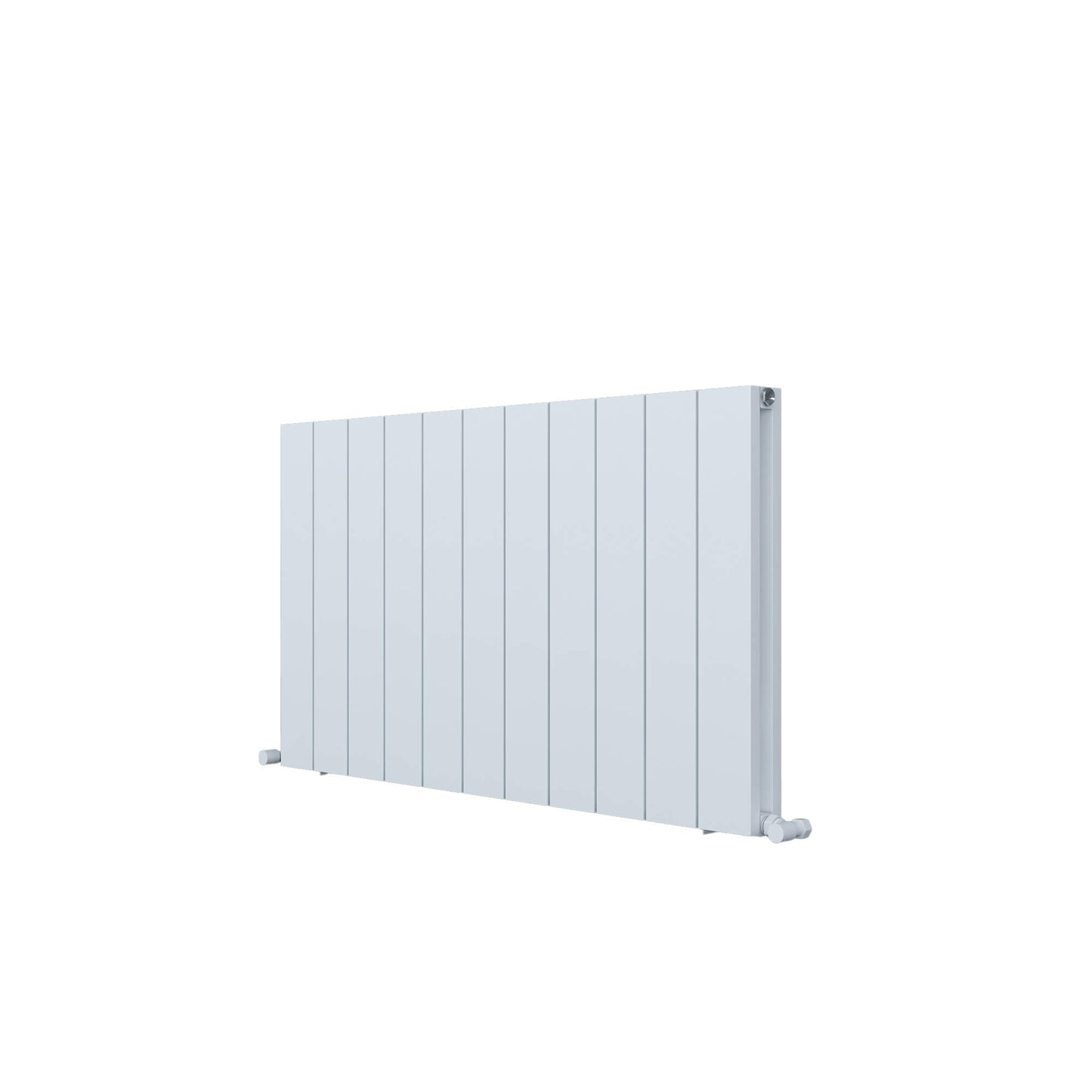 Carisa Nemo Radiateur en Aluminium Horizontal Design Moderne Blanc