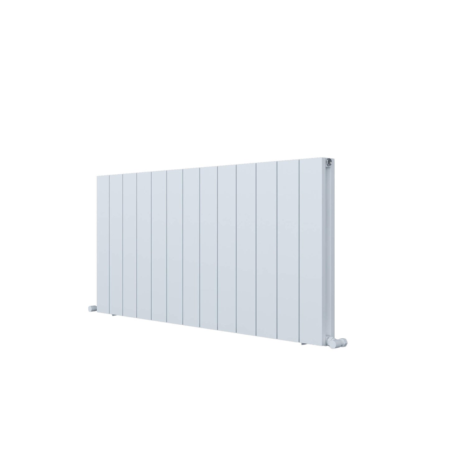 Carisa Nemo Radiateur en Aluminium Horizontal Design Moderne Blanc