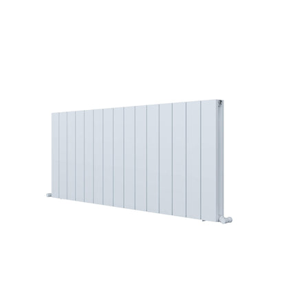 Carisa Nemo Radiateur en Aluminium Horizontal Design Moderne Blanc