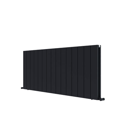 Carisa Nemo Radiateur en Aluminium Horizontal Design Moderne Noir