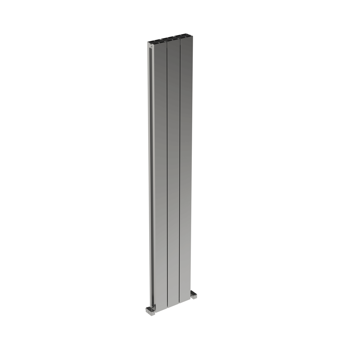 Carisa Nemo Radiateur en Aluminium Vertical Design Moderne Anodisé Poli