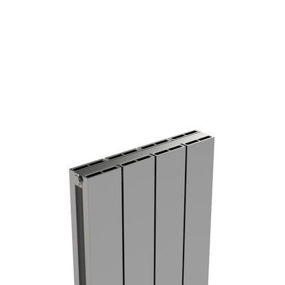 Carisa Nemo Radiateur en Aluminium Vertical Design Moderne Anodisé Poli