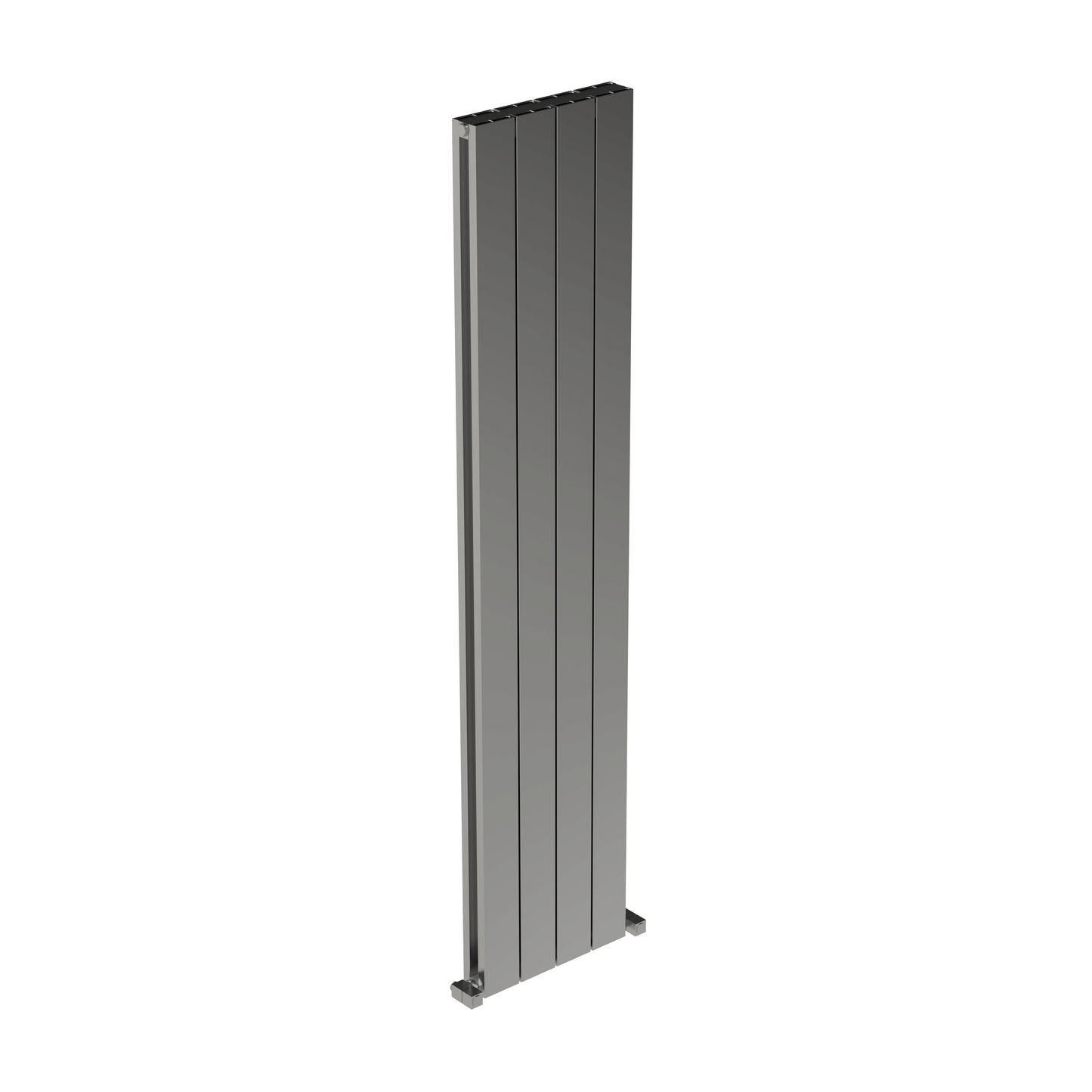 Carisa Nemo Radiateur en Aluminium Vertical Design Moderne Anodisé Poli