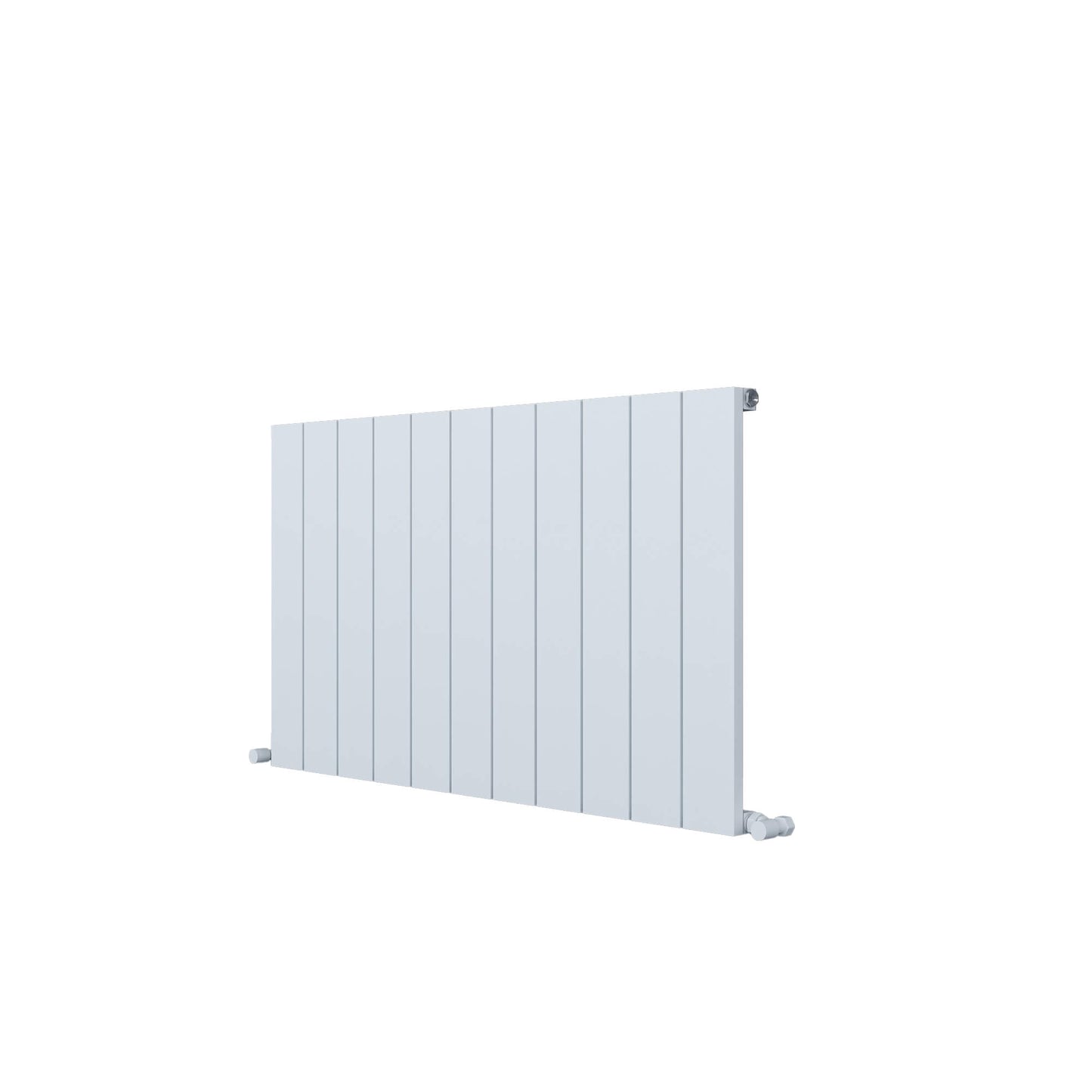 Carisa Nemo Radiateur en Aluminium Horizontal Design Moderne Blanc