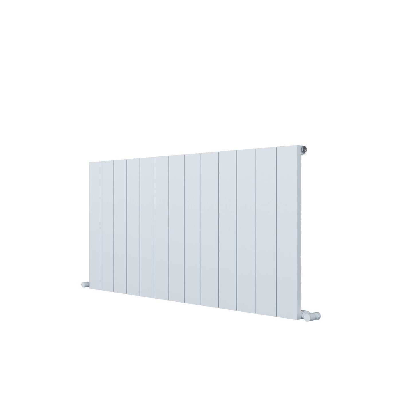 Carisa Nemo Radiateur en Aluminium Horizontal Design Moderne Blanc