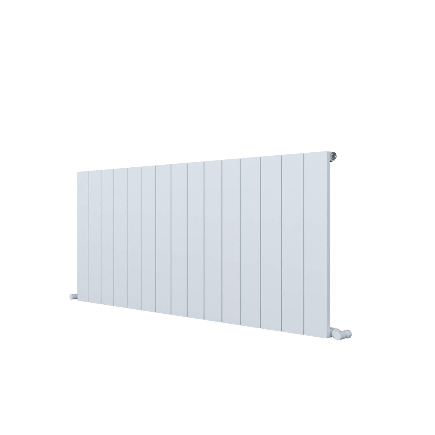 Carisa Nemo Radiateur en Aluminium Horizontal Design Moderne Blanc