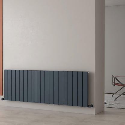 Carisa Nemo Radiateur en Aluminium Horizontal Design Moderne Anthracite