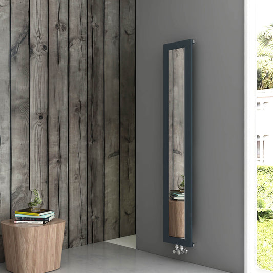 Carisa Quadro Radiateur en Aluminium Vertical Design Moderne Anthracite