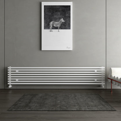 Carisa Sophia Xl Radiateur en Aluminium Horizontal Design Moderne Blanc