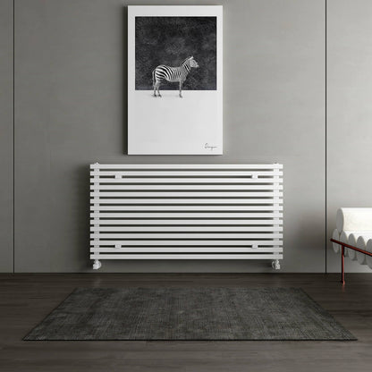 Carisa Sophia Xl Radiateur en Aluminium Horizontal Design Moderne Blanc