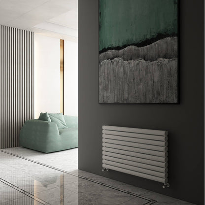 Carisa Tallis Xl Radiateur en Aluminium Horizontal Design Moderne Blanc