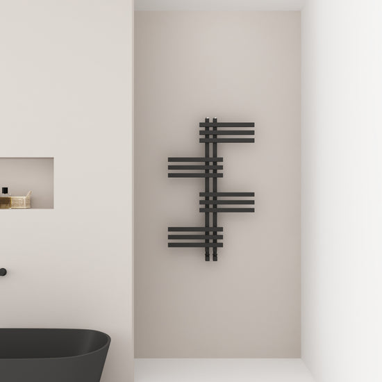 Carisa Unico Sèche-Serviettes en Aluminium Design Moderne