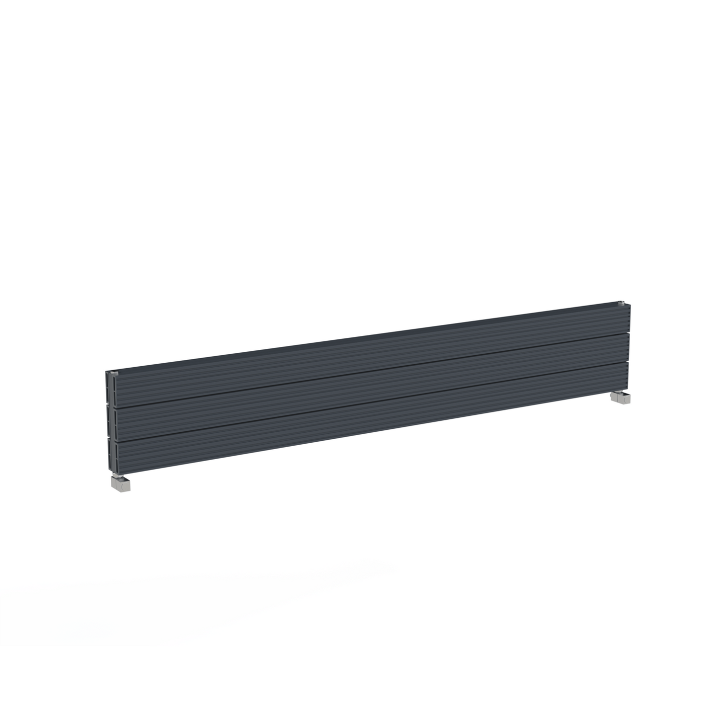 Carisa Monza Double Xl Radiateur en Aluminium Horizontal Design Moderne Anthracite