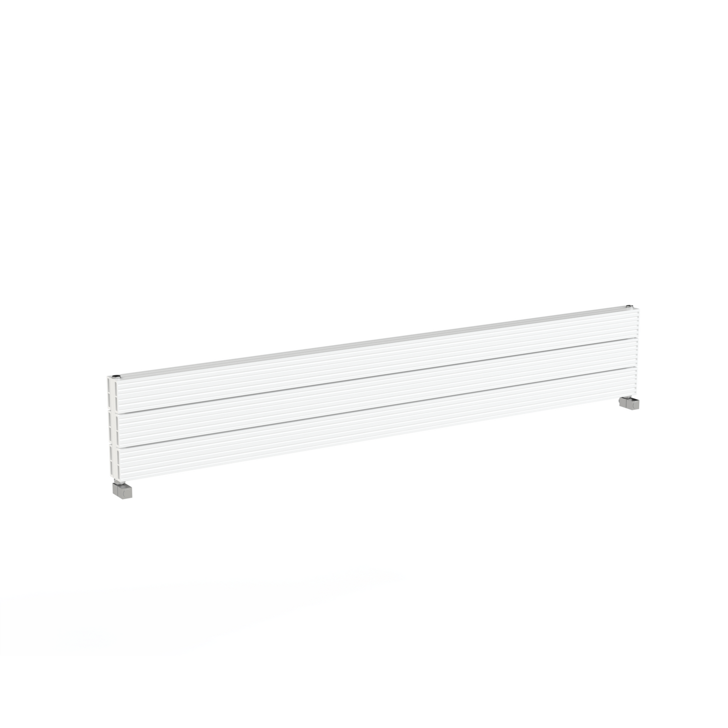 Carisa Monza Double Xl Radiateur en Aluminium Horizontal Design Moderne Blanc